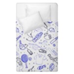 Fathers Day doodle Duvet Cover Double Side (Single Size)