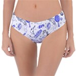 Fathers Day doodle Reversible Classic Bikini Bottoms