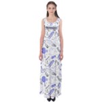 Fathers Day doodle Empire Waist Maxi Dress