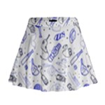 Fathers Day doodle Mini Flare Skirt