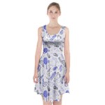 Fathers Day doodle Racerback Midi Dress