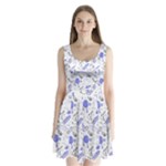 Fathers Day doodle Split Back Mini Dress 