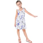 Fathers Day doodle Kids  Sleeveless Dress