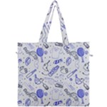 Fathers Day doodle Canvas Travel Bag