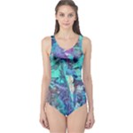 Iridescent One Piece Swimsuit