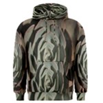Succulent Green Pink Rosettes Men s Pullover Hoodie