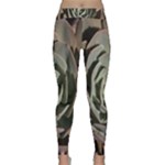 Succulent Green Pink Rosettes Classic Yoga Leggings