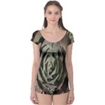 Succulent Green Pink Rosettes Boyleg Leotard 