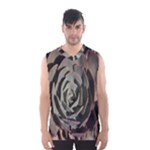 Succulent Green Pink Rosettes Men s Basketball Tank Top