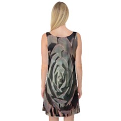 Sleeveless Satin Nightdress Back