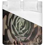 Succulent Green Pink Rosettes Duvet Cover (King Size)