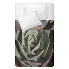 Succulent Green Pink Rosettes Duvet Cover Double Side (Single Size) from ArtsNow.com