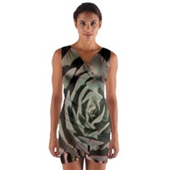 Wrap Front Bodycon Dress 