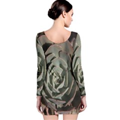 Long Sleeve Velvet Bodycon Dress 
