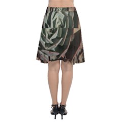 Chiffon Wrap Front Skirt 
