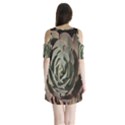 Shoulder Cutout Velvet One Piece 