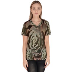Women s V-Neck Scrub Top 