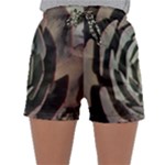 Succulent Green Pink Rosettes Sleepwear Shorts