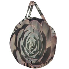 Giant Round Zipper Tote 