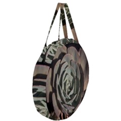 Giant Round Zipper Tote 