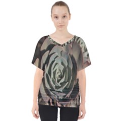 V-Neck Dolman Drape Top 