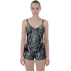Tie Front Two Piece Tankini 