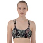 Succulent Green Pink Rosettes Line Them Up Sports Bra