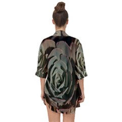 Open Front Chiffon Kimono 