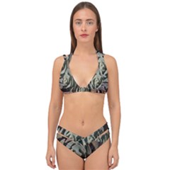 Double Strap Halter Bikini Set 