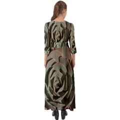 Button Up Boho Maxi Dress 