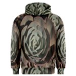 Succulent Green Pink Rosettes Men s Overhead Hoodie