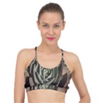 Succulent Green Pink Rosettes Basic Training Sports Bra