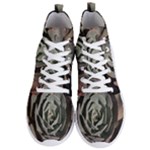 Succulent Green Pink Rosettes Men s Lightweight High Top Sneakers