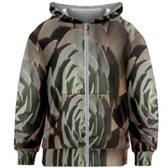 Kids  Zipper Hoodie Without Drawstring 