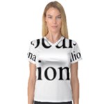 cryptocurrency millionaire V-Neck Sport Mesh Tee