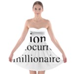 cryptocurrency millionaire Strapless Bra Top Dress