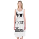 cryptocurrency millionaire Midi Sleeveless Dress