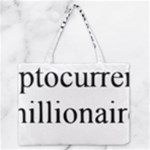 cryptocurrency millionaire Zipper Medium Tote Bag