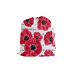 love poppies Drawstring Pouch (Medium)