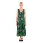 back to school doodles Sleeveless Maxi Dress