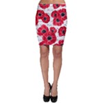 love poppies Bodycon Skirt