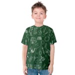 back to school doodles Kids  Cotton Tee