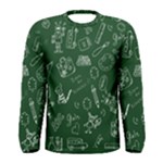 back to school doodles Men s Long Sleeve Tee
