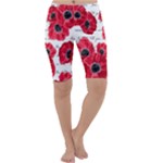 love poppies Cropped Leggings 