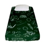 back to school doodles Fitted Sheet (Single Size)
