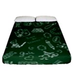 back to school doodles Fitted Sheet (King Size)