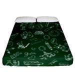 back to school doodles Fitted Sheet (California King Size)