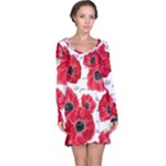 love poppies Long Sleeve Nightdress