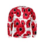 love poppies Kids  Sweatshirt