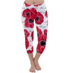 love poppies Capri Winter Leggings 